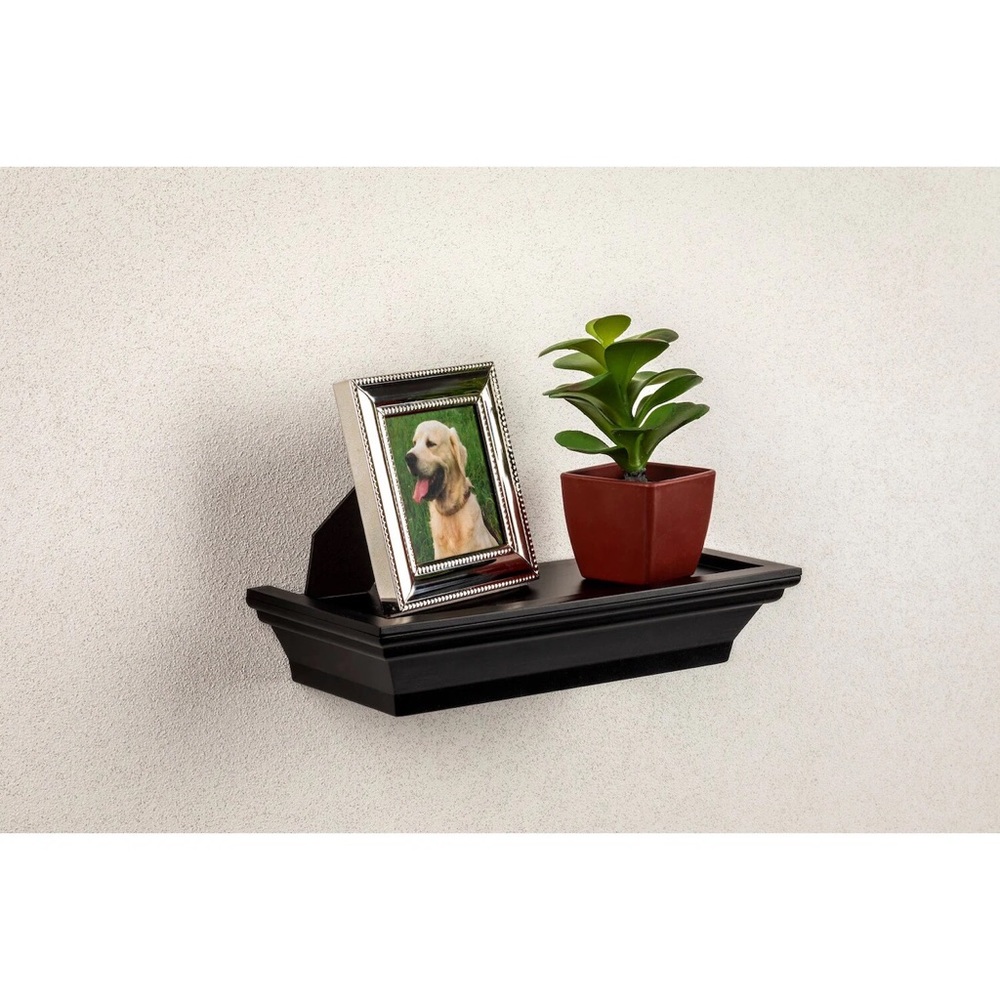 🏺 BLACK FLOATING WALL SHELF 🏺